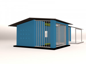 Dog cage 3D Model