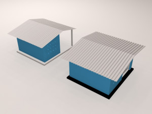 Dog cage 3D Model