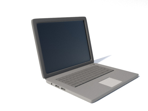 Laptop 3D-Modell