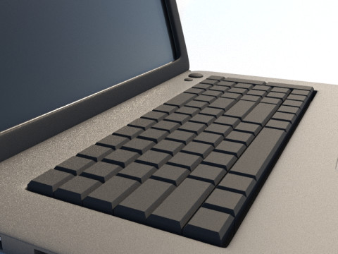 Laptop Model 3D
