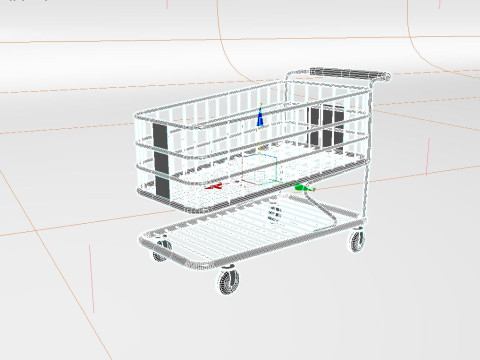 Shopping cart 3D Модель