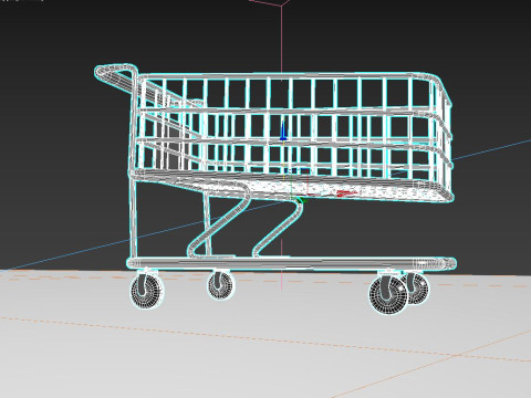 Shopping cart 3D Модель