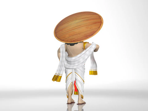 King Mahabali 3D Model