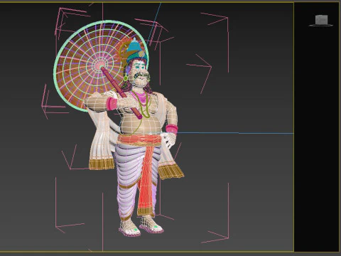 King Mahabali 3D Model