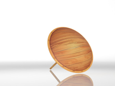 Olakuda traditional umbrella 3D Model