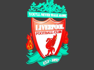 logotipo 3d del Liverpool FC Modelo 3D