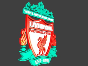 liverpool fc 3d logo 3D Model