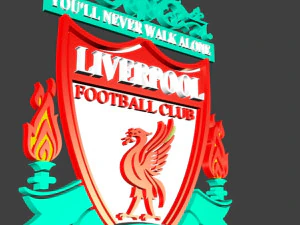 liverpool fc 3d logo 3D Model