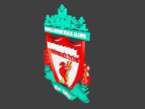 liverpool fc 3d logo Modelo 3D