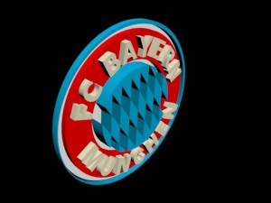 bayern muenchen 3d logo emblem Model do druku 3D