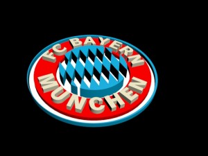 bayern muenchen 3d logo emblem Modello di stampa 3D