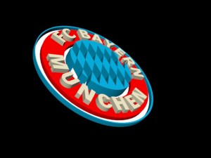 bayern muenchen 3d logo emblem Modello di stampa 3D