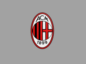 logotipo 3d del ac milan fc Modelo 3D