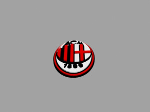 ac milan fc 3d logo 3D मॉडल