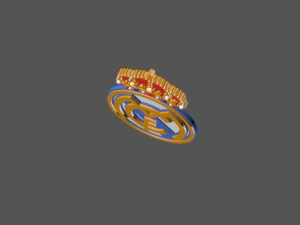 real madrid fc 3d logo or badge 3D Model