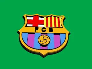 barcelona fc 3d logo emblem 3D Print Model