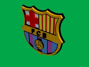 barcelona fc 3d logo emblem 3D प्रिंट मॉडल