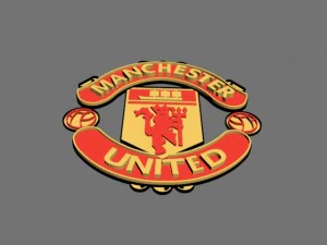 manchester united fc 3d logo emblem 3D Model