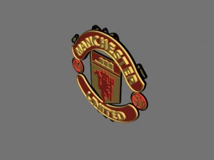 manchester united fc 3d logo emblem 3D Model