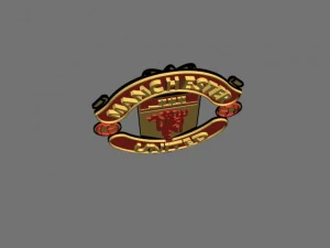 manchester united fc 3d logo emblem 3D Model