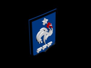 france national football team 3d logo 3D Print Model