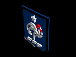 france national football team 3d logo 3D Print Model