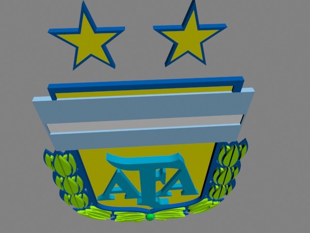 argentina football national team 3D Model .c4d .max .obj .3ds .fbx .stl .blend 