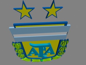 argentina football national team 3D Model