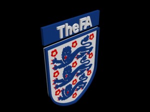 england football national team 3d logo Modelo 3D