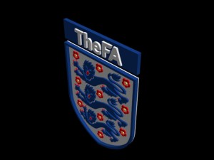 england football national team 3d logo Modelo 3D