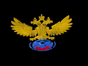 russia football national team 3d logo 3D Model