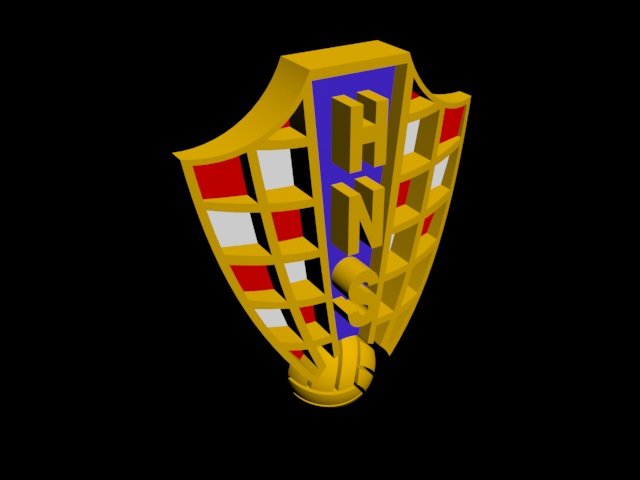 croatia football national team 3d logo 3D Print Model .c4d .max .obj .3ds .fbx .stl .blend 
