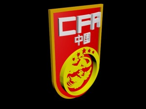 china football national team 3d logo or badge Modèles 3D en vedette