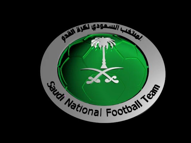 saudi national football team 3d logo 3D Print Model .c4d .max .obj .3ds .fbx .stl .blend 