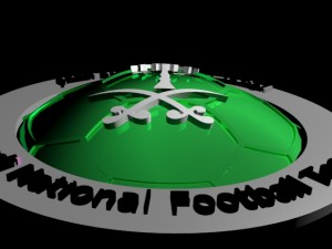 saudi national football team 3d logo Model do druku 3D
