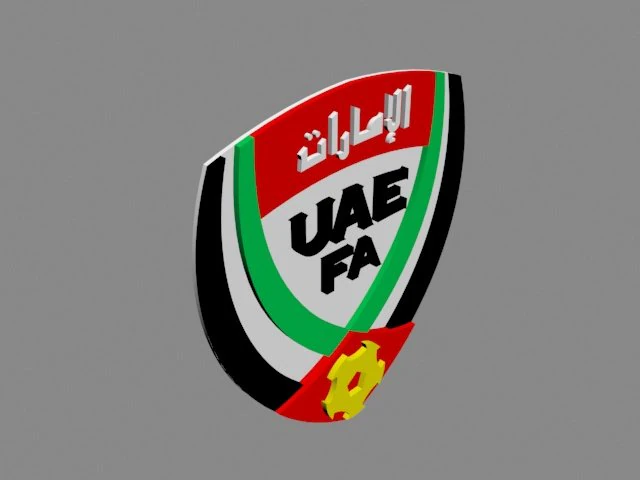 emirat arab national football team 3d logo 3D Model .c4d .max .obj .3ds .fbx .stl .blend 