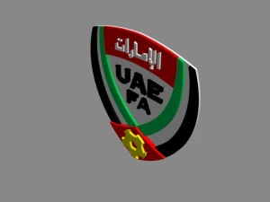 emirat arab national football team 3d logo 3D Model