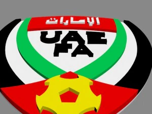 emirat arab national football team 3d logo 3D Model