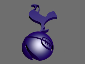 tottenham hotspur 3d logo 3D Model