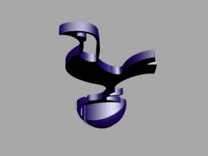 tottenham hotspur 3d logo 3D Model