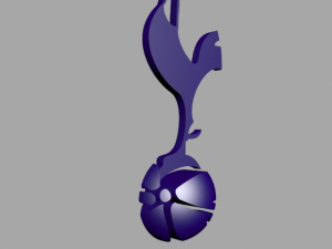 tottenham hotspur 3d logo 3D Model