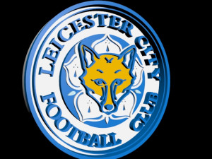 leicester city 3d logo 3D Print Model