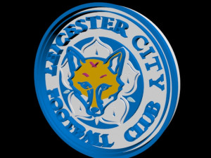 leicester city 3d logo 3D Print Model
