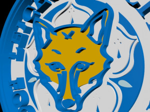 leicester city 3d logo 3D Print Model