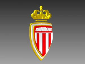 as monaco fc badge logo - league one 3D Print Model