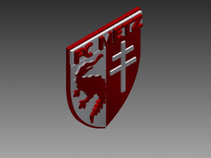 metz fc badge emblem 3D Print Model