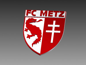 metz fc badge emblem 3D 打印模型
