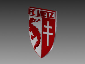 metz fc badge emblem 3D 打印模型