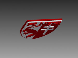metz fc badge emblem 3D 打印模型