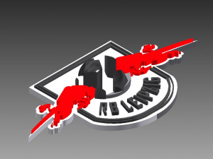 Rb leipzig badge Modèles 3D en vedette